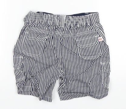 baby league Baby Blue Striped  Cropped Trousers Size 18-24 Months