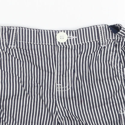 baby league Baby Blue Striped  Cropped Trousers Size 18-24 Months