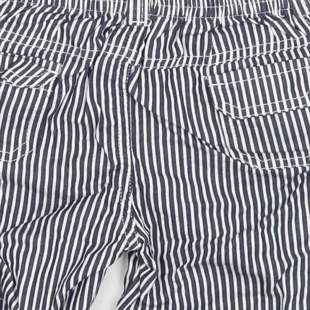 baby league Baby Blue Striped  Cropped Trousers Size 18-24 Months