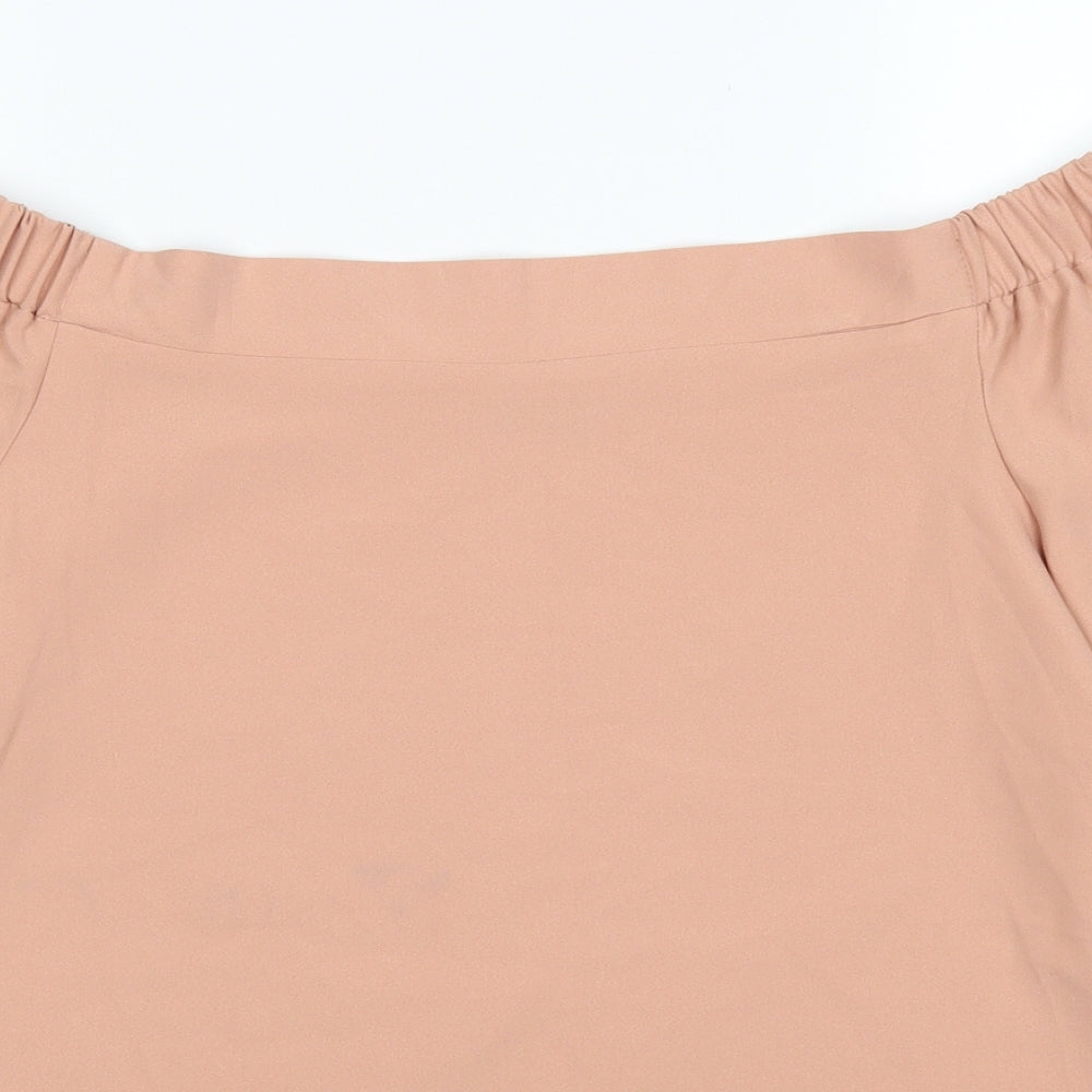 F&F Womens Beige   Basic Blouse Size 12