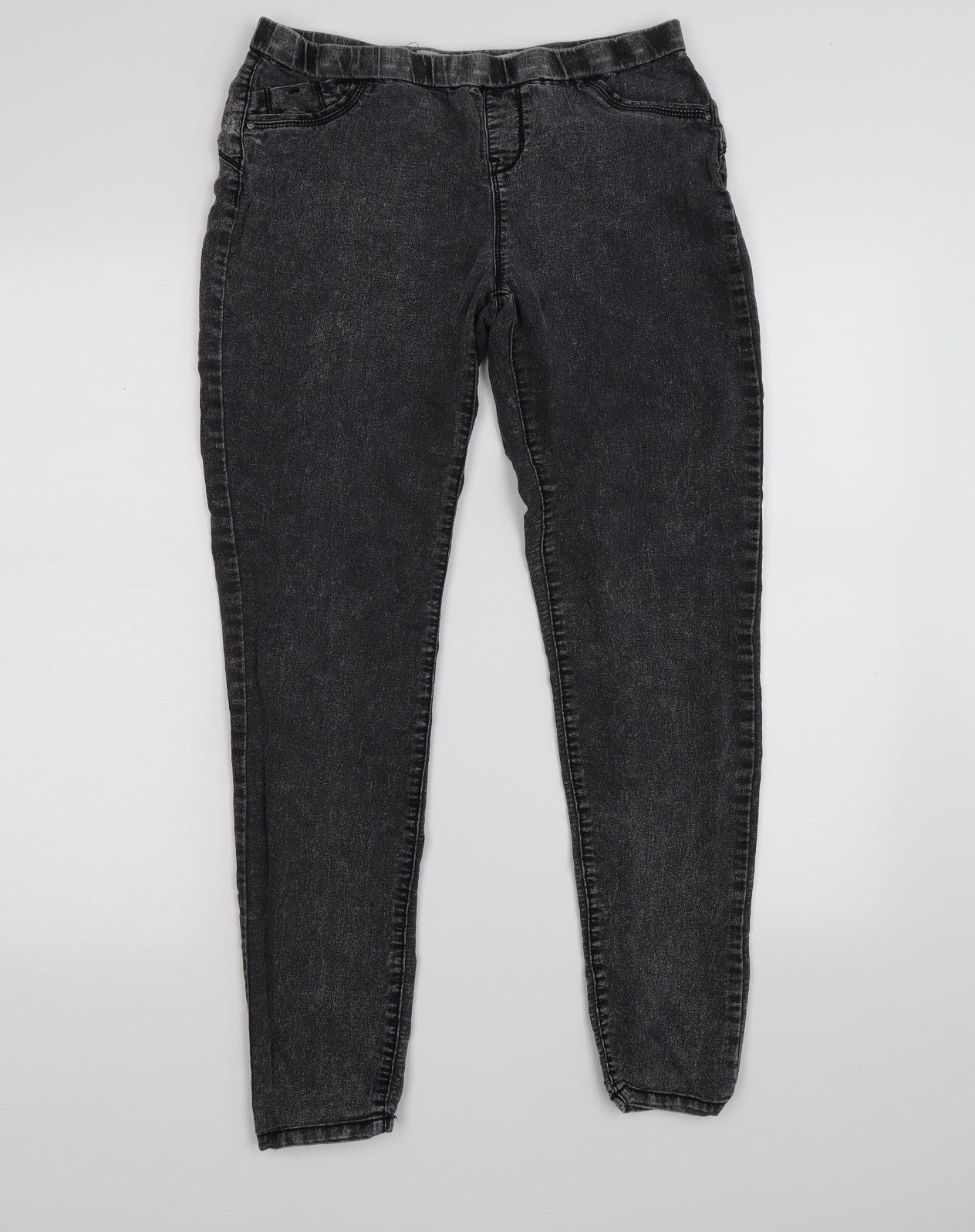 Womens UK Size 10 denim co  Jegging Black Leggings
