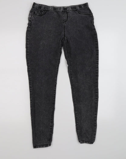 Womens UK Size 10 denim co  Jegging Black Leggings