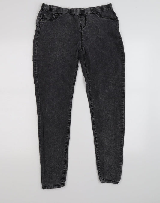 Womens UK Size 10 denim co  Jegging Black Leggings