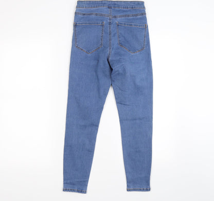 denim co Womens Blue  Denim Jegging Leggings Size 10 L26 in