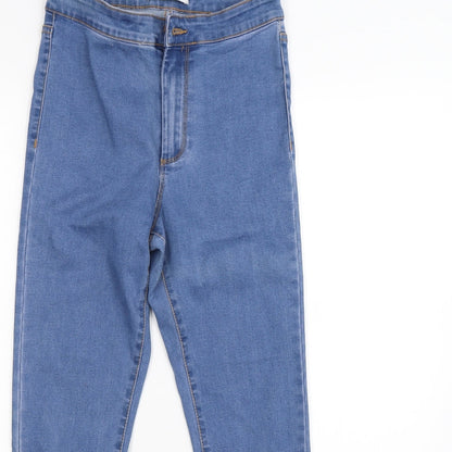 denim co Womens Blue  Denim Jegging Leggings Size 10 L26 in