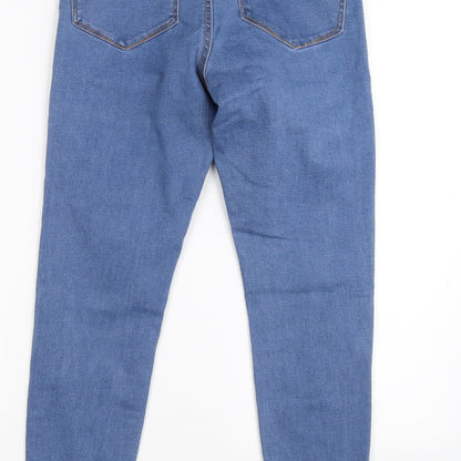 denim co Womens Blue  Denim Jegging Leggings Size 10 L26 in