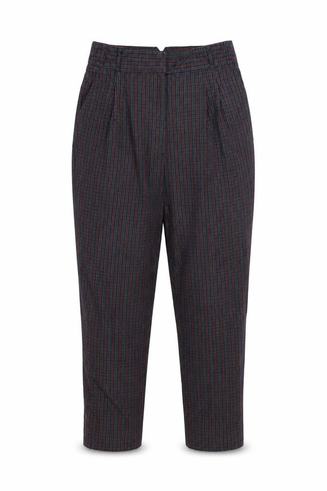Womens UK Size 8 River Island Regular Fit Capri Blue Trousers