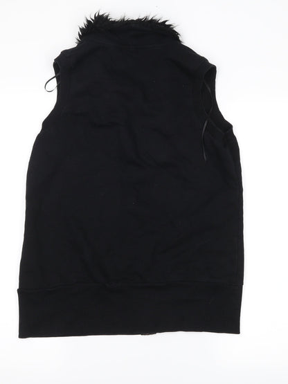 Select Womens Black   Full Zip Jumper Size 14
