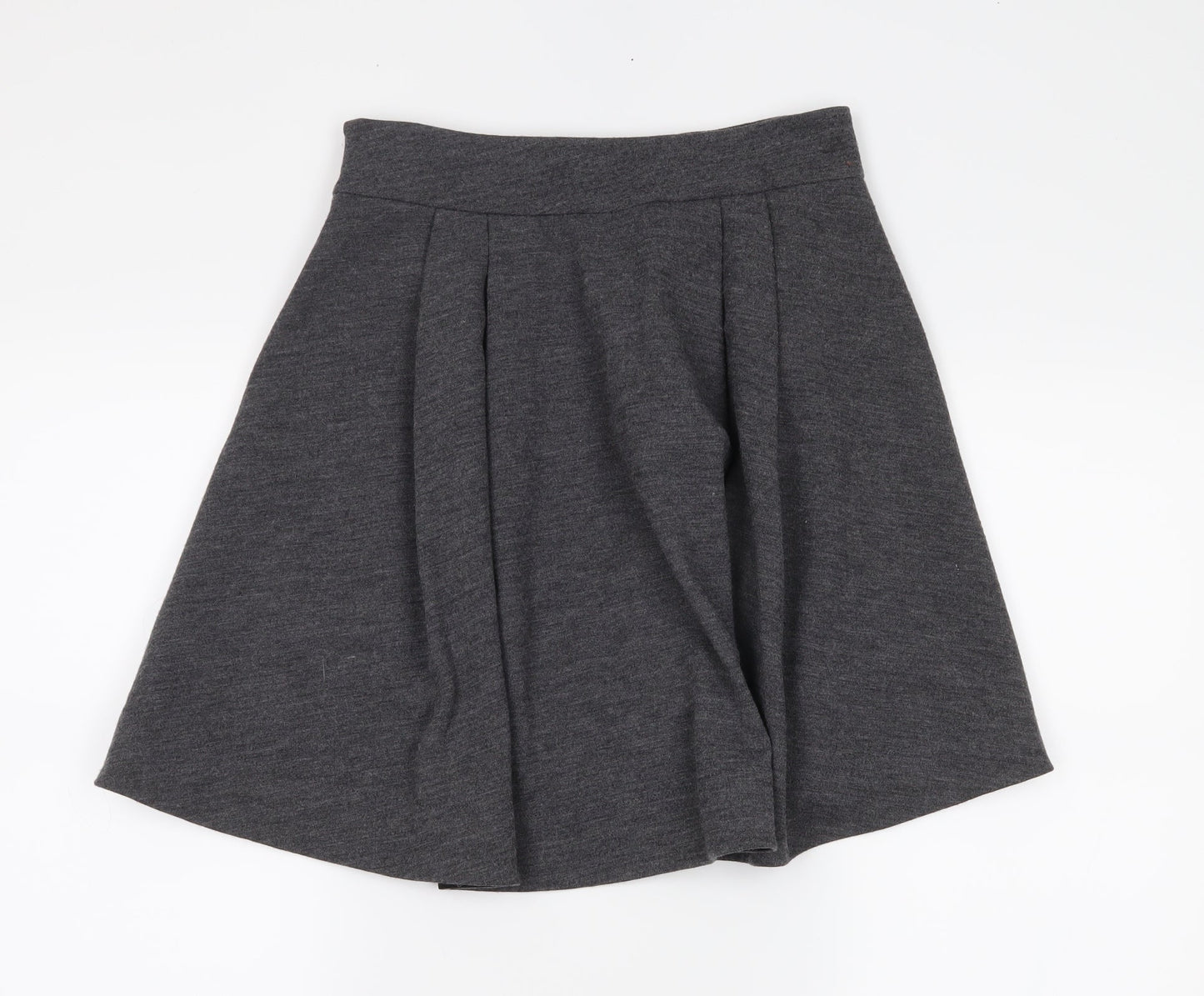 Diane Von Furstenburg Womens Grey   Pleated Skirt Size 4