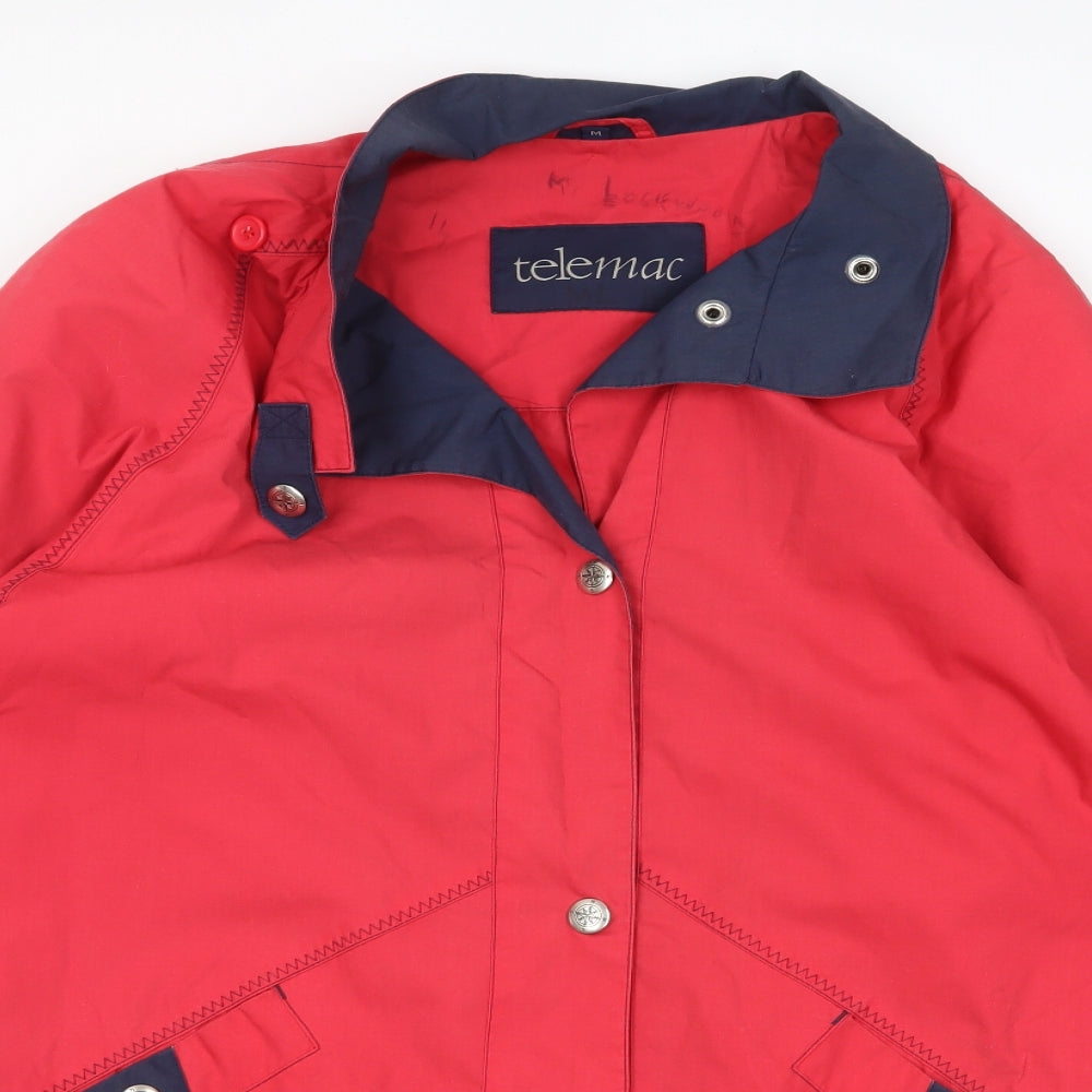 Mens UK Size M Telemac Red Jacket