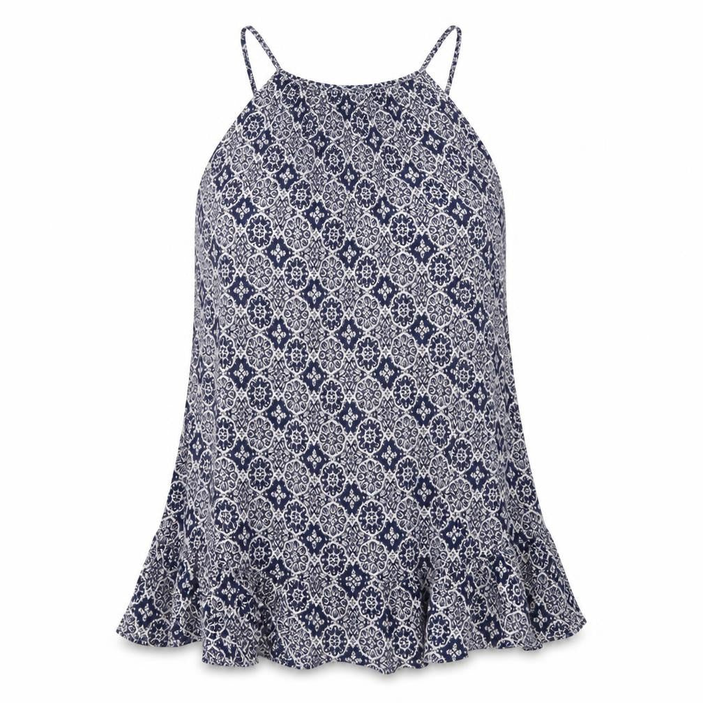Marks & Spencer Womens Blue Floral  Basic Blouse Size 10