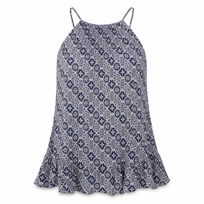 Marks & Spencer Womens Blue Floral  Basic Blouse Size 10