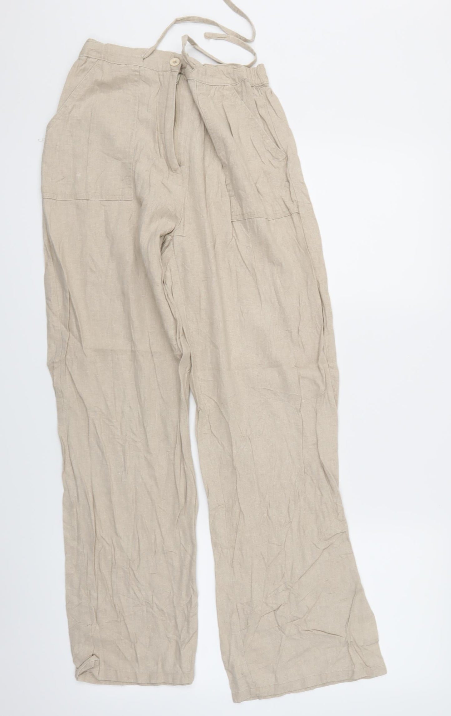 Diamonds Womens Beige   Trousers  Size M L27.5 in