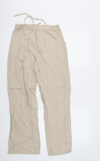 Diamonds Womens Beige   Trousers  Size M L27.5 in
