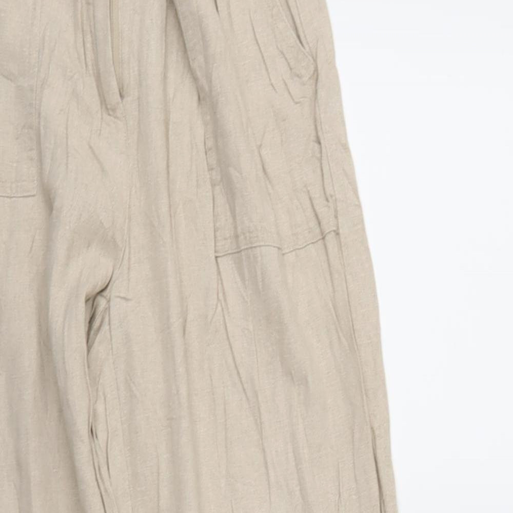 Diamonds Womens Beige   Trousers  Size M L27.5 in