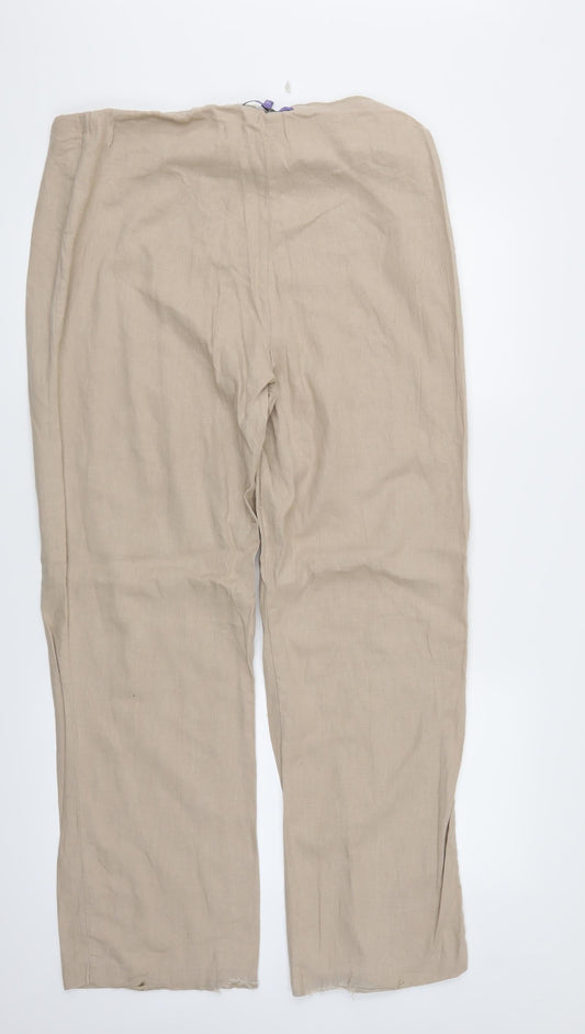 Autonomy Womens Beige   Trousers  Size 16 L29 in