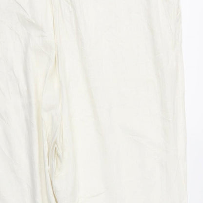 Bonmarché Womens White Floral  Trousers   L26 in