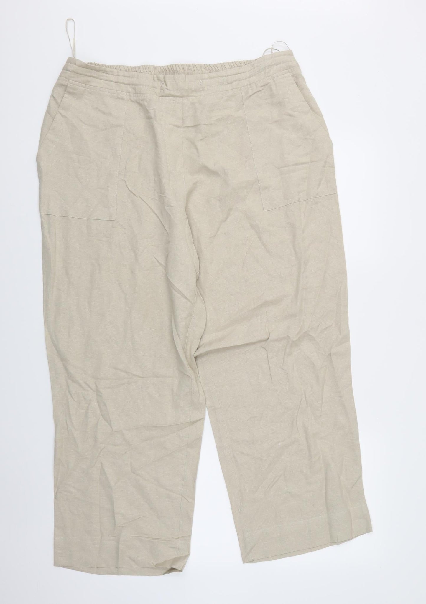 Womens UK Size 18 Julipa Regular Fit  Ivory Trousers