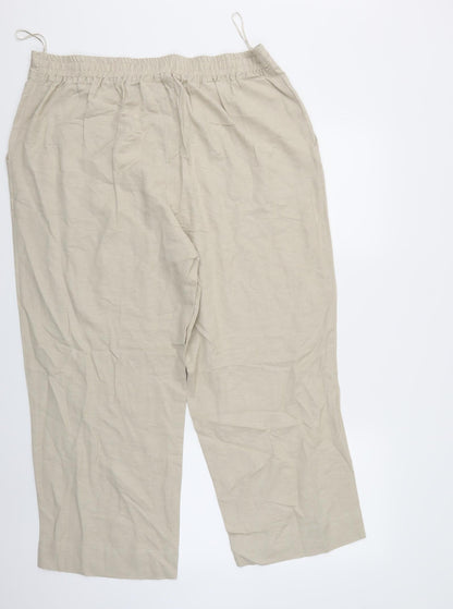 Womens UK Size 18 Julipa Regular Fit  Ivory Trousers