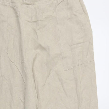 Womens UK Size 18 Julipa Regular Fit  Ivory Trousers