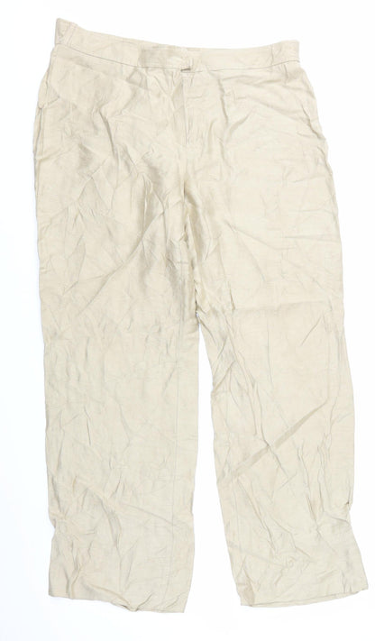 Sixth Sense Womens Gold   Trousers  Size 16 L30 in