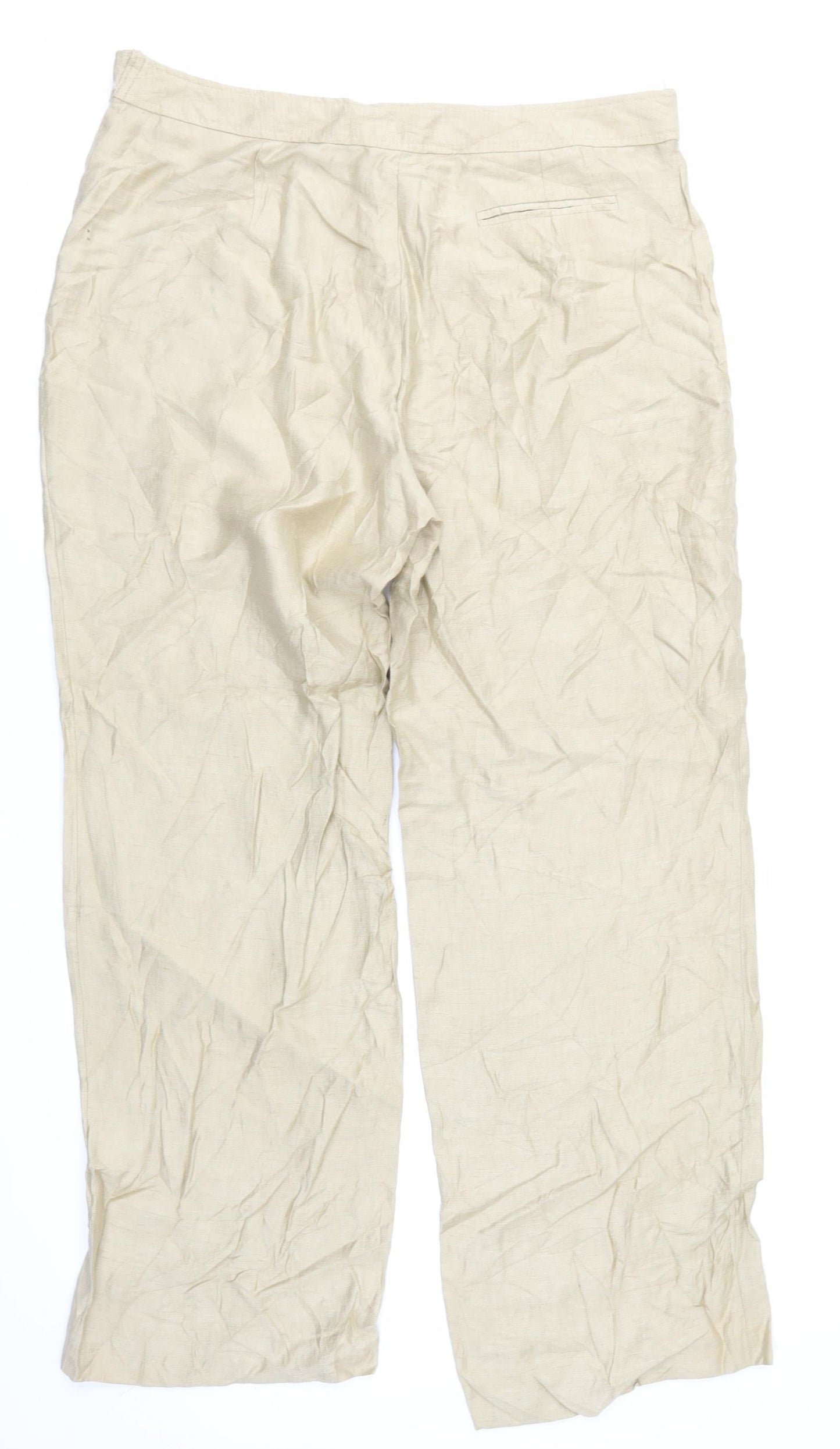 Sixth Sense Womens Gold   Trousers  Size 16 L30 in