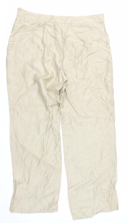 Sixth Sense Womens Gold   Trousers  Size 16 L30 in