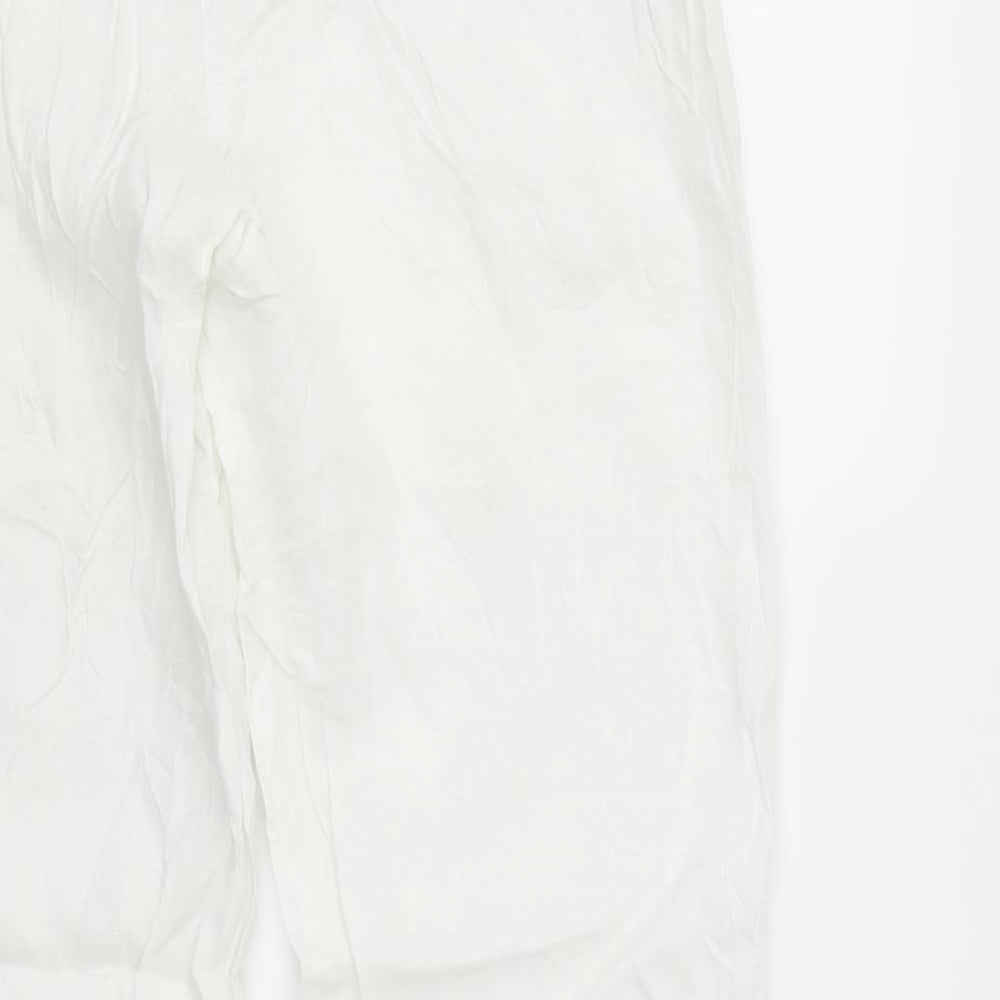The Trend House Womens White   Trousers  Size L L29 in