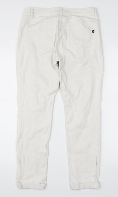 Womens UK Size 10 Up Fashion Regular Fit Skinny White Jeans