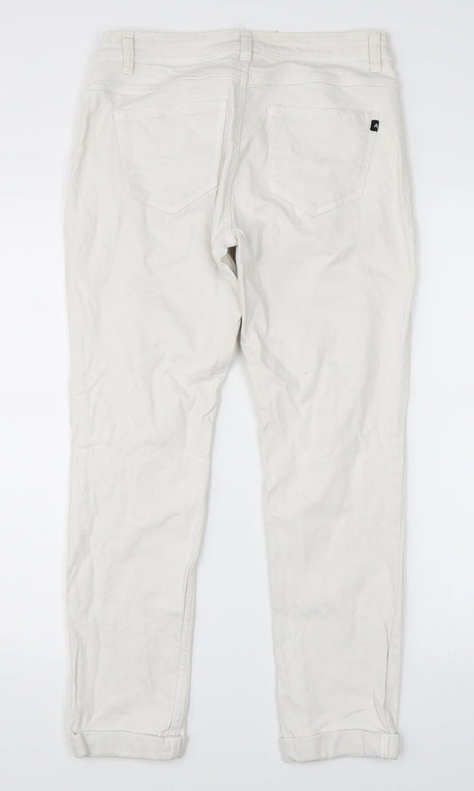 Womens UK Size 10 Up Fashion Regular Fit Skinny White Jeans