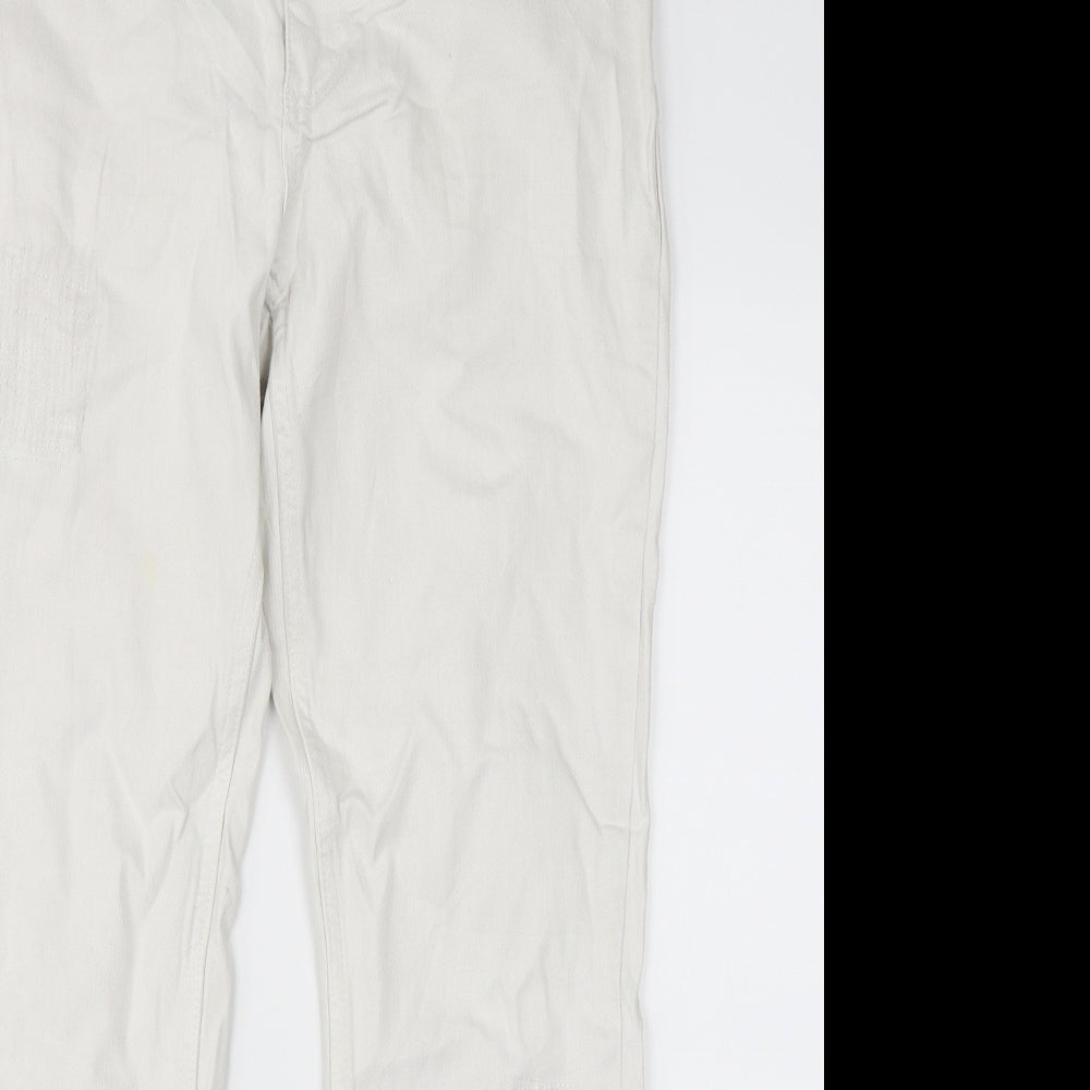 Womens UK Size 10 Up Fashion Regular Fit Skinny White Jeans
