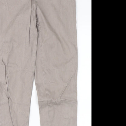 Womens UK Size 10 Up fashion Regular Fit  Beige Trousers