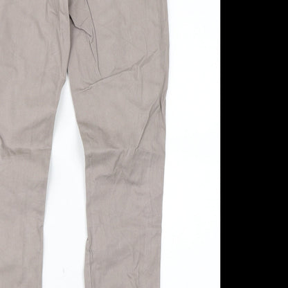 Womens UK Size 10 Up fashion Regular Fit  Beige Trousers
