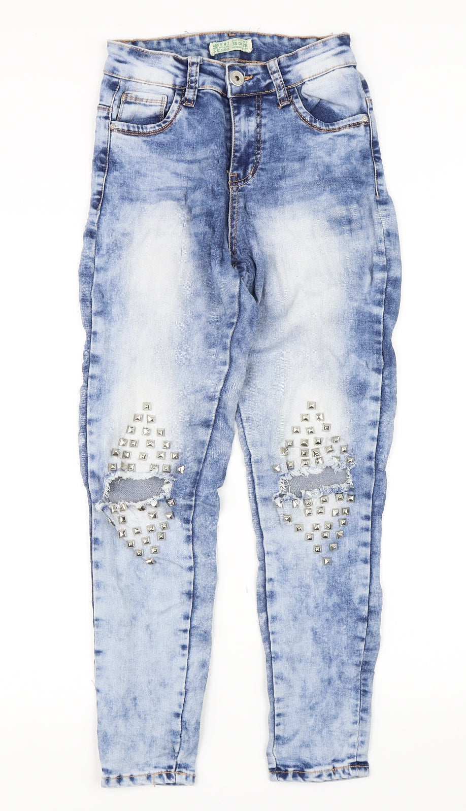 Womens UK Size 24 in Miss RJ Regular Fit Skinny Blue Jeans