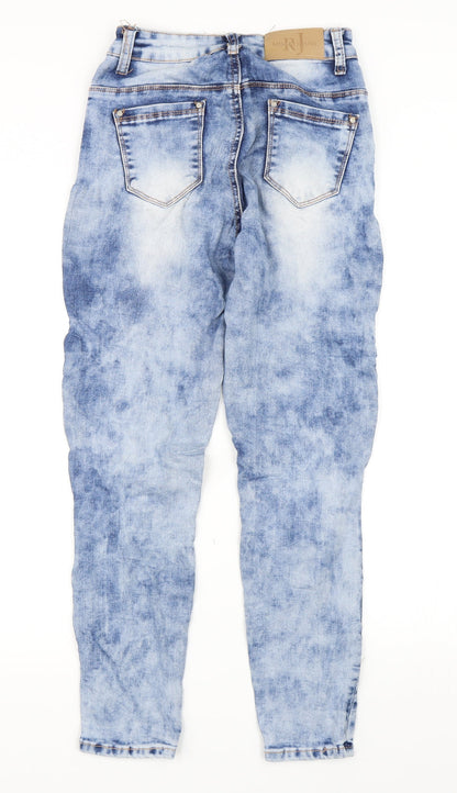 Womens UK Size 24 in Miss RJ Regular Fit Skinny Blue Jeans