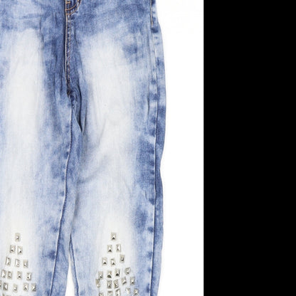 Womens UK Size 24 in Miss RJ Regular Fit Skinny Blue Jeans