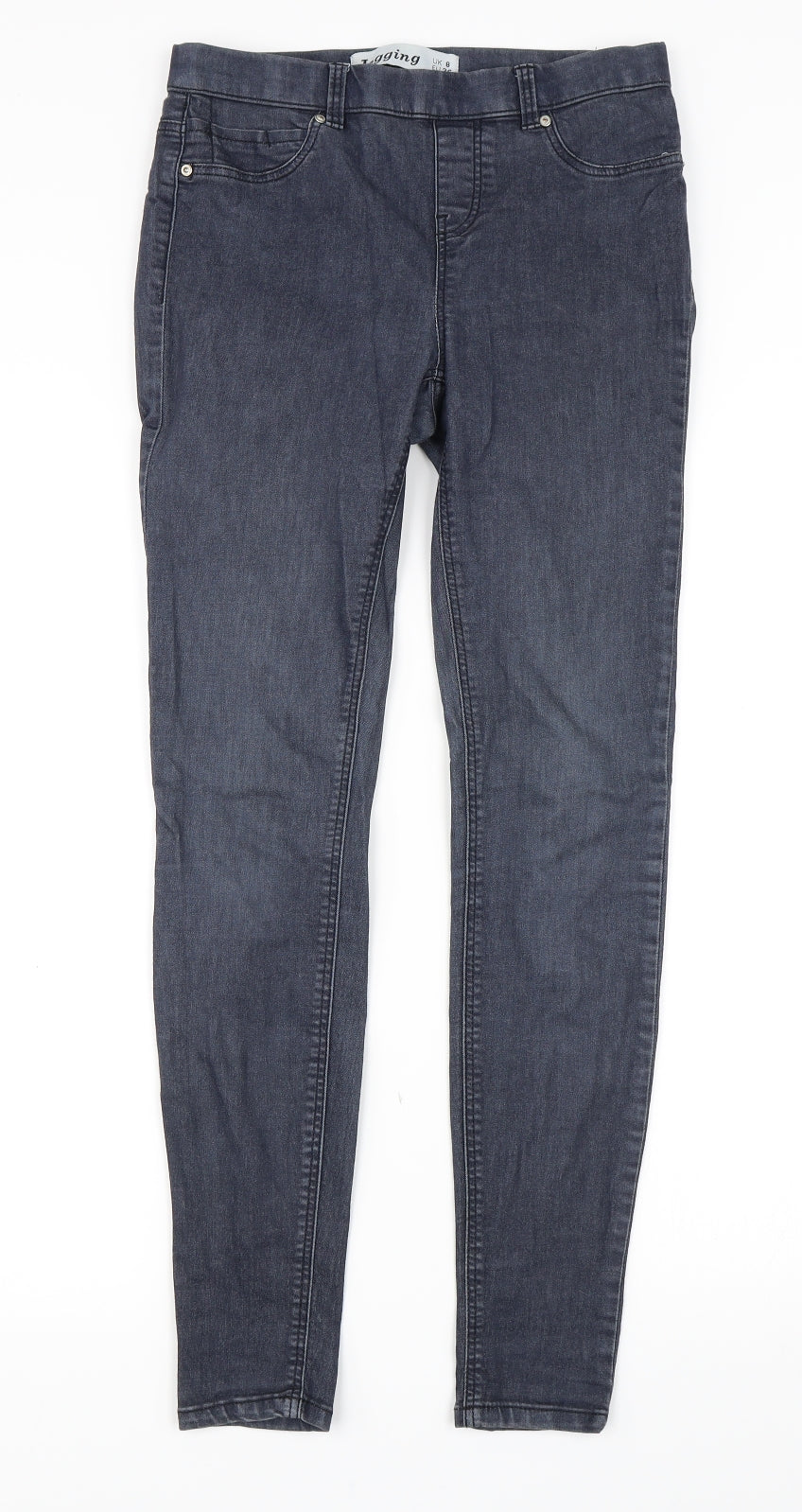Womens UK Size 8 Newlook Regular Fit Skinny Grey Jeans