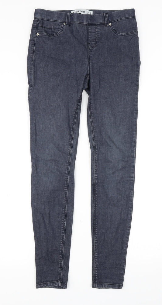 Womens UK Size 8 Newlook Regular Fit Skinny Grey Jeans