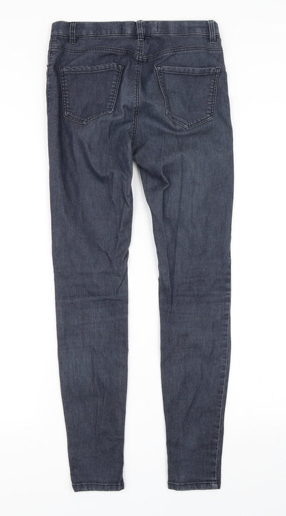 Womens UK Size 8 Newlook Regular Fit Skinny Grey Jeans