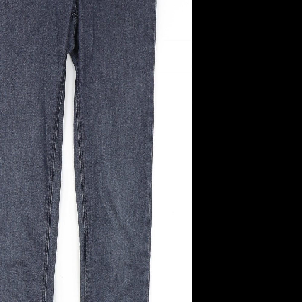 Womens UK Size 8 Newlook Regular Fit Skinny Grey Jeans