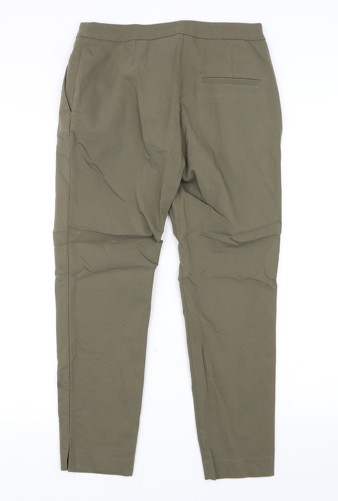 Womens UK Size 10 H&M Regular Fit  Green Trousers