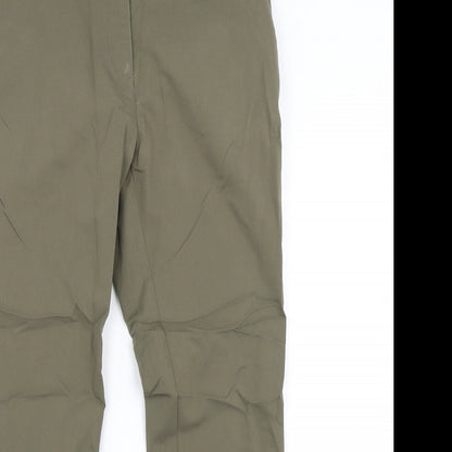 Womens UK Size 10 H&M Regular Fit  Green Trousers