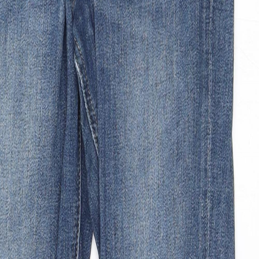 Womens UK Size 28 in H&M Regular Fit Skinny Blue Jeans