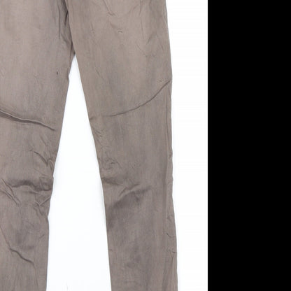 Womens UK Size 27 in Buena Vista Regular Fit Skinny Brown Jeans