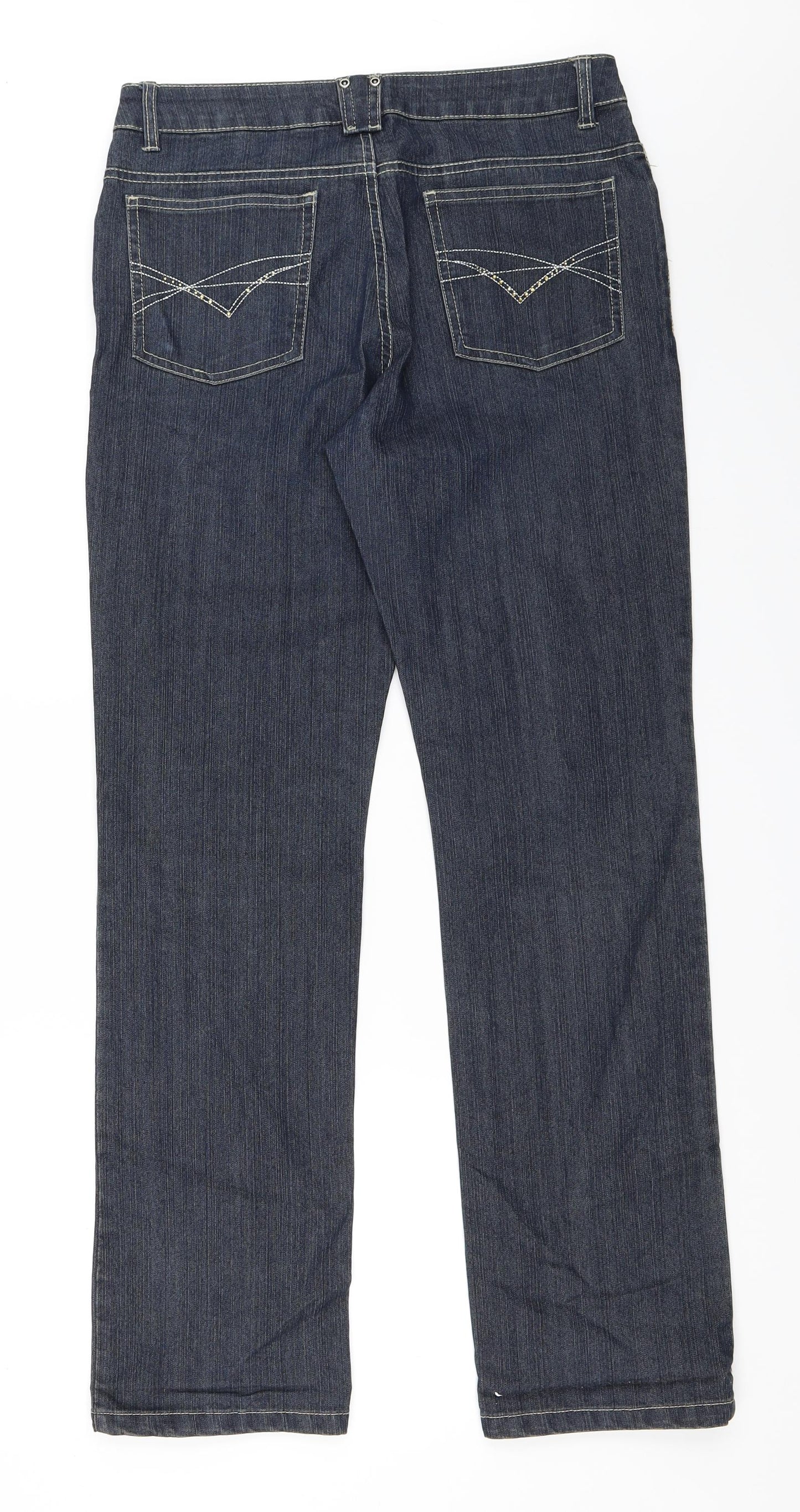 Outfit Fashion Womens Blue   Straight Jeans Size 31 in L32 in