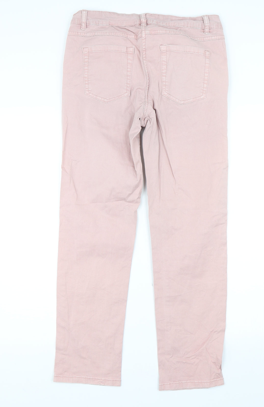 Womens UK Size 30 in Preworn Regular Fit Chino Pink Trousers