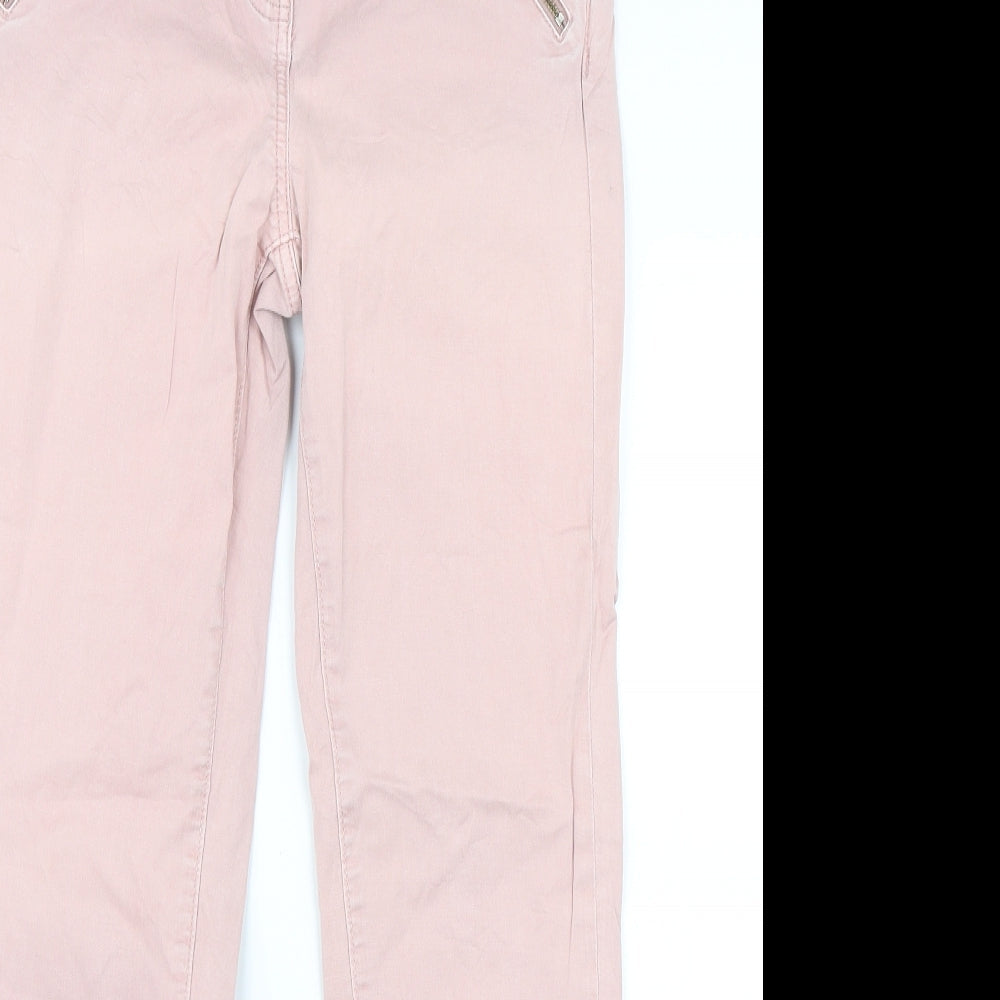Womens UK Size 30 in Preworn Regular Fit Chino Pink Trousers