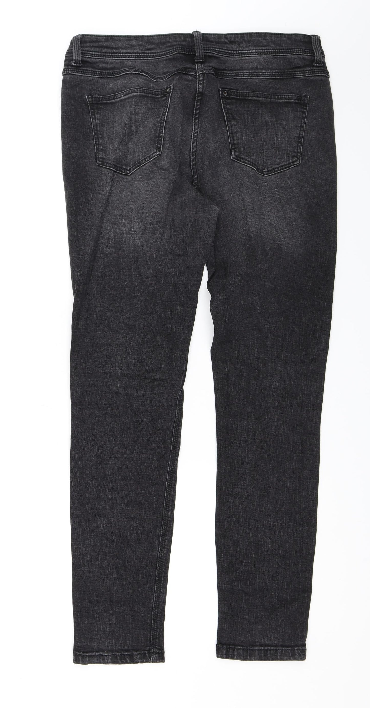 Yessican Womens Black   Skinny Jeans Size 34 in L30 in