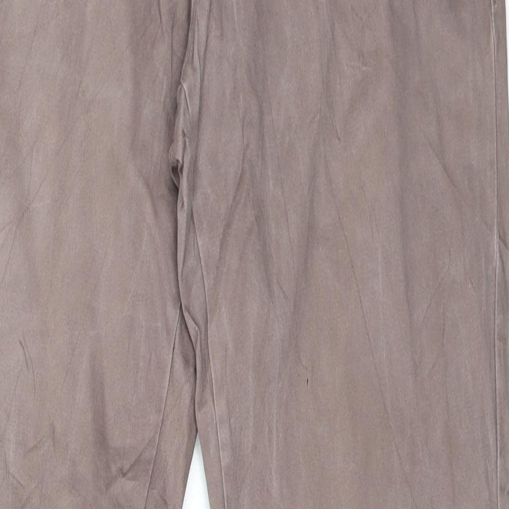 Laura T Womens Brown   Trousers  Size 10 L32 in