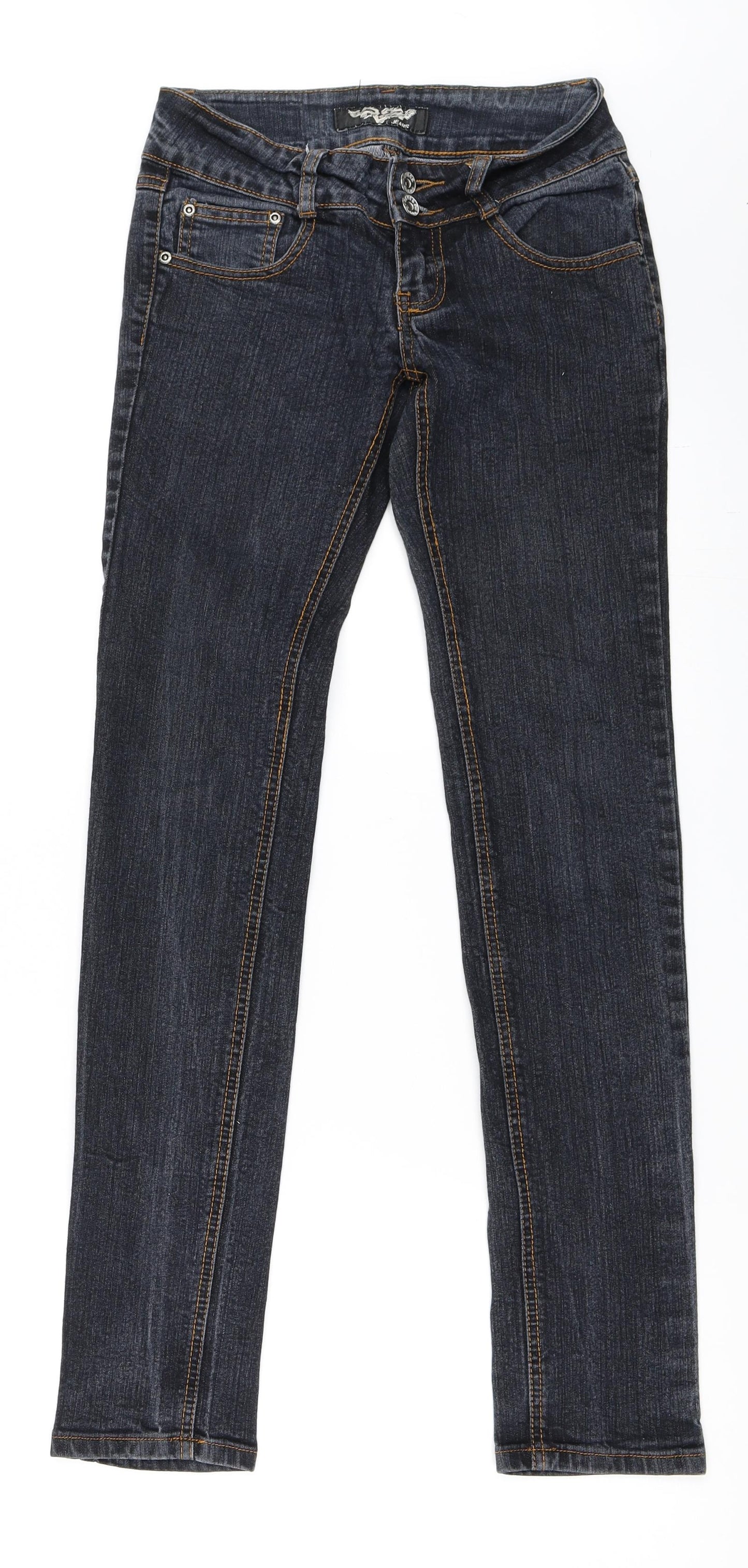 Revers Womens Black   Straight Jeans Size 26 in L31 in